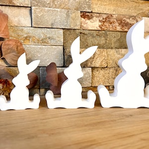Silikon - Gießform  - Hase sitzend -