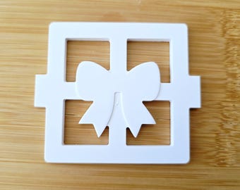 Silikon – Gießform – Geschenkdosen-Deckel Schleifengeschenk -