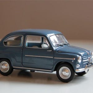 Miniature NOREV N°61 - Fiat 600 Turquoise - En Boîte, Occasion