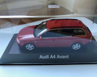 Minichamps Audi A4 Avant Diecast Model Car - Scale 1/43 - Red