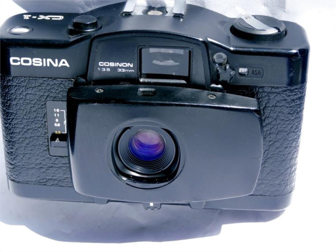 Cosina CX-1 Analog Vintage Camera (1980) With Cosinon F/3.5 33mm