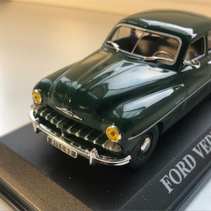 1950 Ford Vedette Classic Diecast Model Car - Scale 1/43 - Green - Diecast Metal Collectors Model - Original Box - Vintage