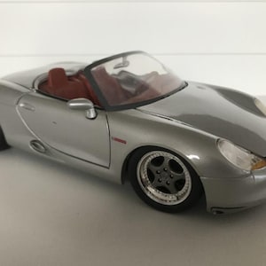 Maisto Porsche Boxter (1993) Druckguss Modellauto - Maßstab 1/18 - Silber - Druckguss Sammlermodell - Ohne Box - Vintage