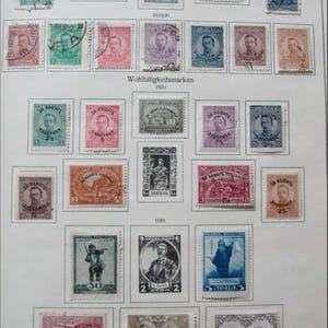 Collezione di francobolli bulgari 1882-1924 Bulgaria - Vari temi/Lotto misto - 260 pezzi - Carta per album Leuchtturm - Vintage