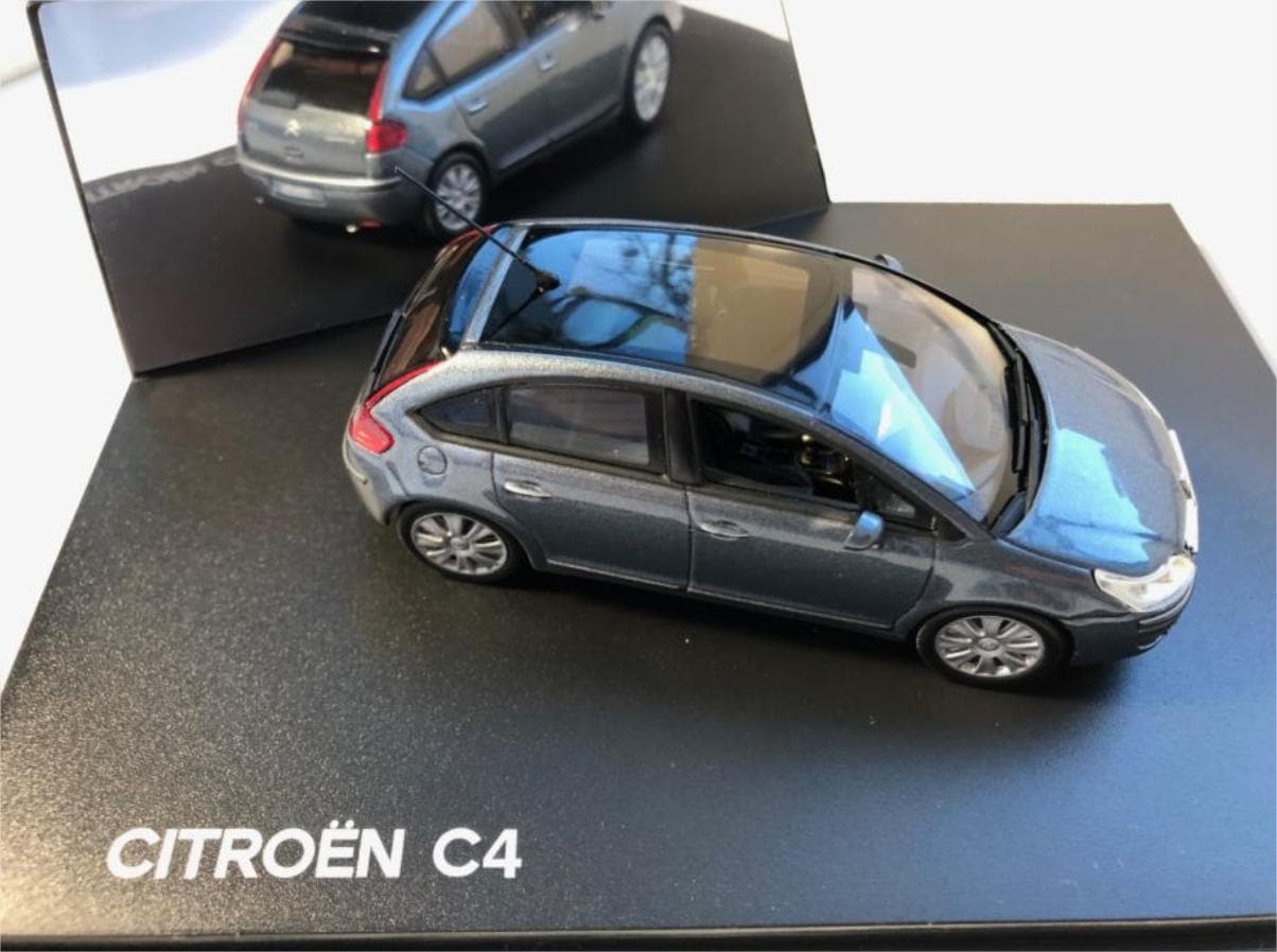 Norev 2004 Citroen C4 Diecast Model Car - Scale 1/43 - Blue