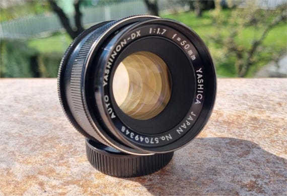 ◎フレア◎YASHICA YASHINON-DX 50mm F1.7 Y076 Yashica Auto Yashinon-DX 50mm f1.7 : r/VintageLenses