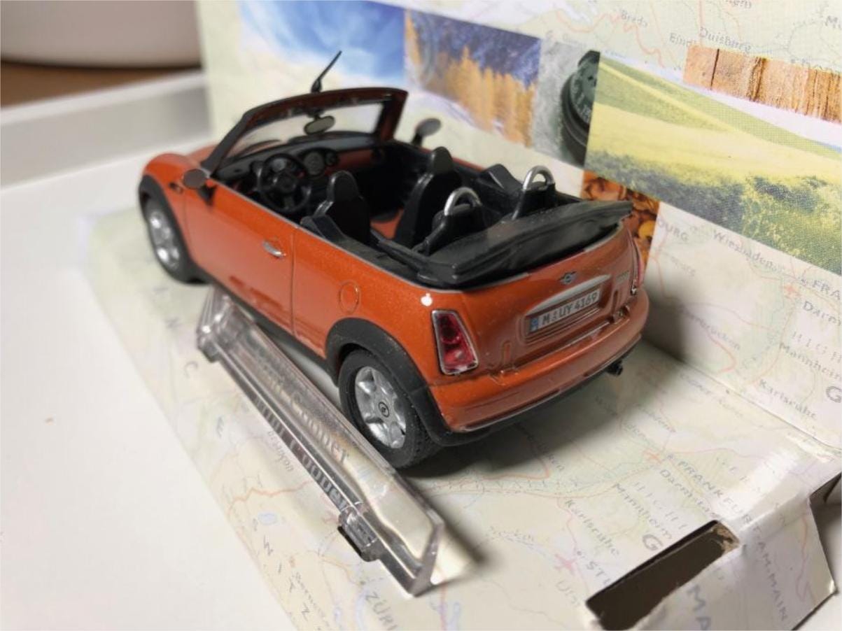 Cararama Mini Cooper Convertible Diecast Model Car - Scale 1/43