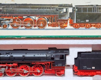 PIKO BR 01 1512 1 Electric Model Train Steam Locomotive with Loader Vintage Epoch IV H0 1349 1:87 in Original Box