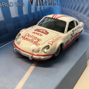 MondoMotors 1973 ルノー アルピーヌ A110 モンテカルロ ダイキャストモデルカー スケール 1/43 ホワイト ダイキャストメタル コレクターズモデル オリジナルボックス ヴィンテージ