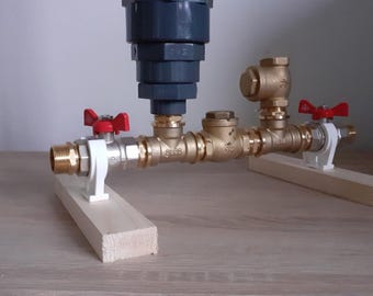 3/4'' DN20 hydraulische waterpomp met ram, volledige montage of set staal en messing met pvc-tank - met SWING-klep