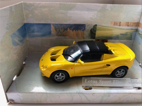 Cararama Lotus Sport Elise Convertible Diecast Model Car - Scale 1
