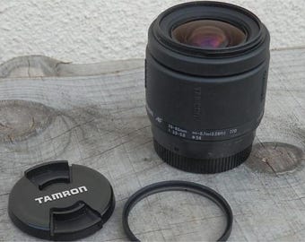 Objetivo Tamron AF asférico 28-80 mm f/3.5-5.6 (1:3.5-6.5) (1999) - para Minolta AF - Funcionamiento correcto - Fabricado en Japón - Probado y funcionando - Vintage