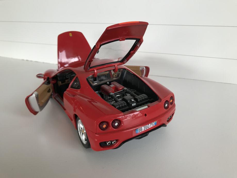 21.フェラーリ 360 1999 ブラーゴ Bburago ブラーゴ フェラーリ360 MODENA (1999) 1/18 ミニカー