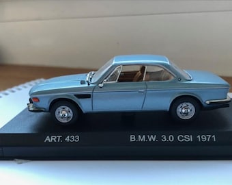 1/18 Autoart BMW 3.0 CSI Blue Diecast Model Car | Extremely Rare