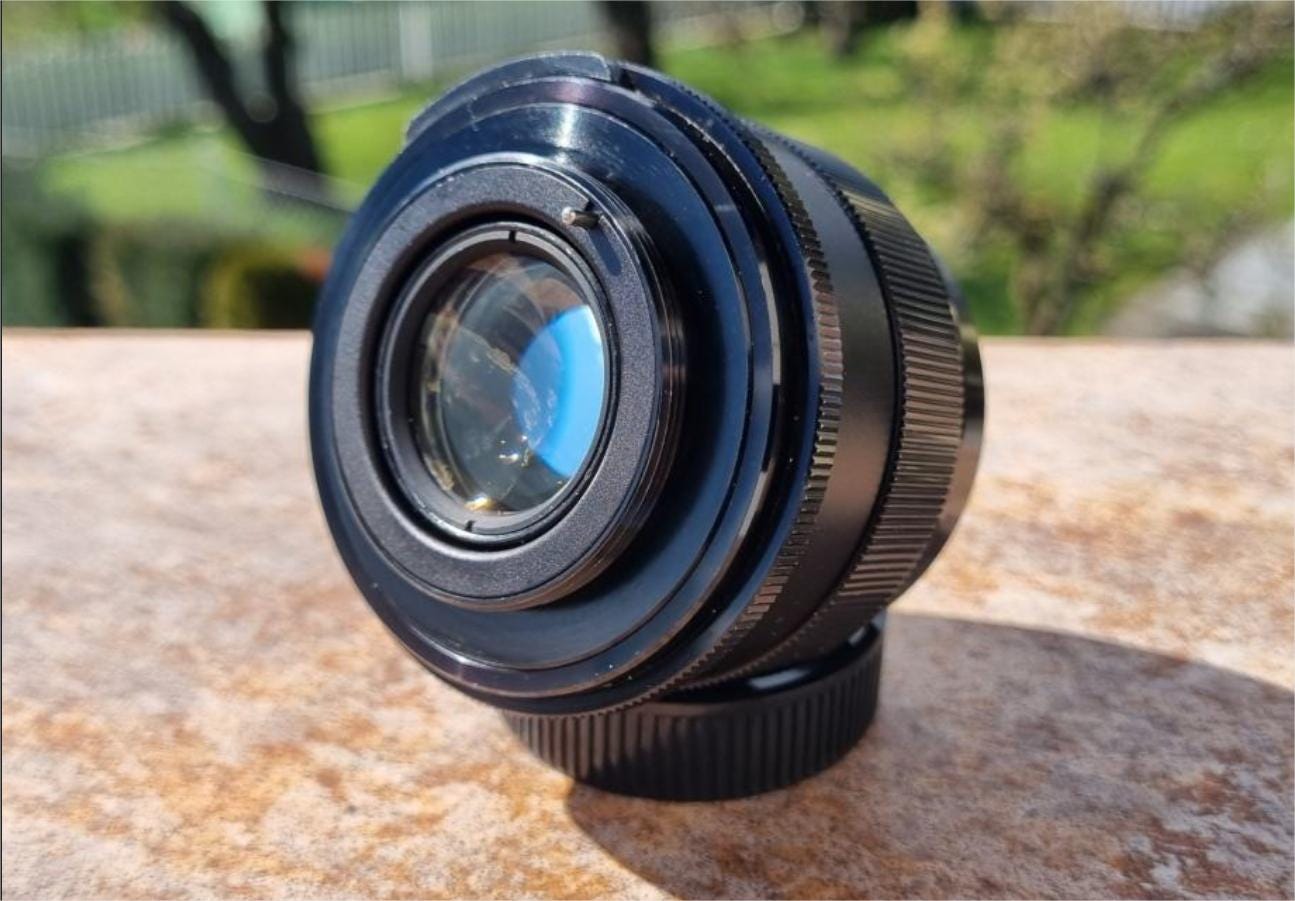Yashica Yashinon DX 50mm F/1.7 (1:1.7) Lens + Vivitar Skylight
