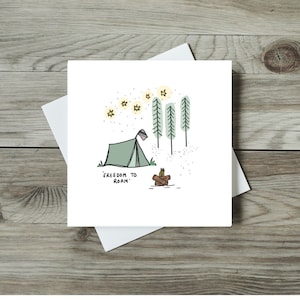 Freedom to Roam I Handgemachte Blankokarten I Originaldesigns I Outdoor Camping Art I 100% Recyclingpapier