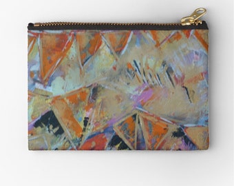 Festival themed pouches I Unique from original paintings I Abstract style decor I Clothing Accessories