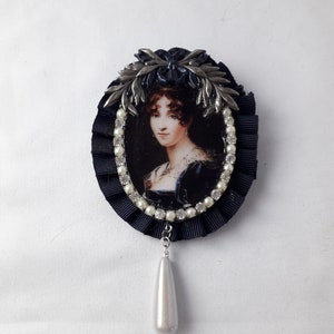 SALE Baroque, rococo, romantic and shabby chic brooch Eugénie de Beauharnais, Queen of Sweden