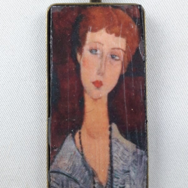 Collier femme impressioniste Modigliani