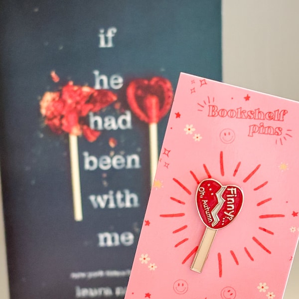 Autumn heartbreak lollipop Pin - if he had been with me