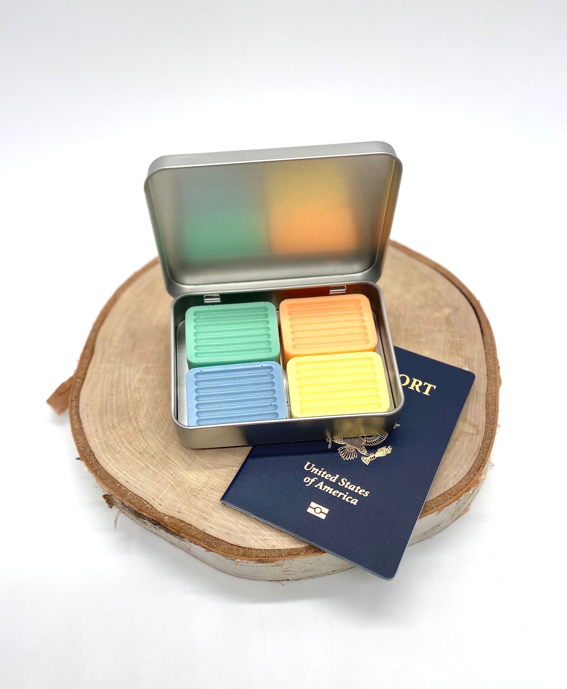 Travel Soap Soap Tin Camping Soap Etsy