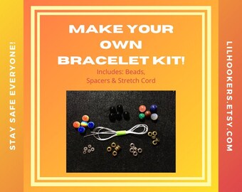 DIY Friendship Beaded Bracelet Kit, Family Fun Do It Yourself Women's Men's Girl's Boy's Gift for Her Him Birthday Girlfriend Gift for Her