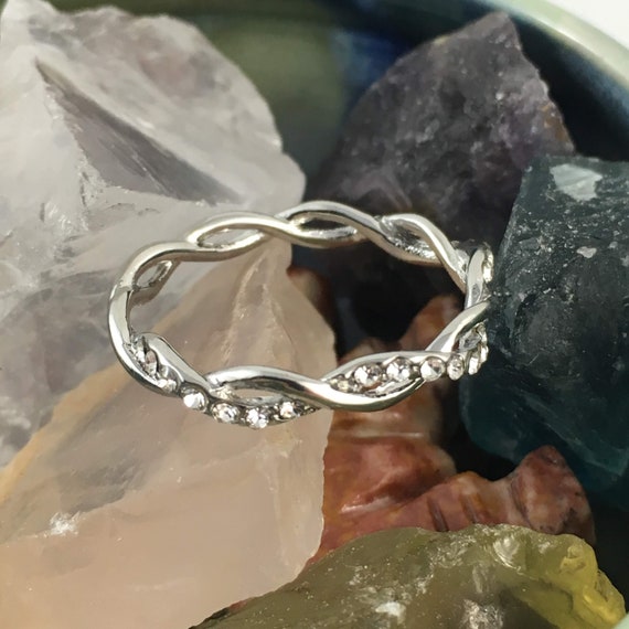 Perfect For Daily Wear Gifts For Women and Girls Stainless Steel Love Angel Twisted Wrist Cuff