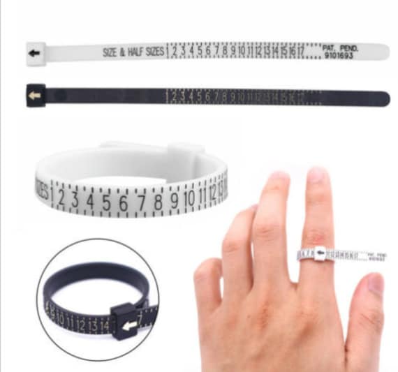 Ring Sizer Measuring Tool Reusable Finger Size Measuring Set - Temu