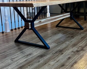 Metal X Legs DIY Steel Legs for Dining Table or Desk