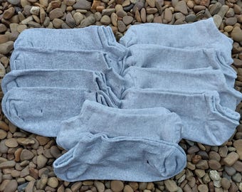 10 pairs organic linen socks, unbleached undyed.5 short ankle socks 5 mesh socks.casual socks for hiking and office. eco-friendly vegan gift