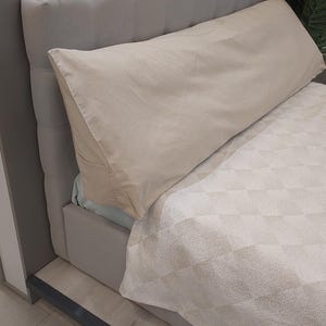 Hemp  bedside pillow with removable cover.Hemp lumbar pillow.Support pillow.Triangular linen pillow.Back pillow.Tatami pillow.reading pillow