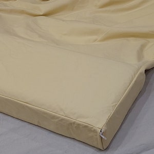 Linen sofa cover. Futon cover. Zip cover. Seat cushion cover. Loveseat futon cover. Organic topper. 100% Linen. Different colors.