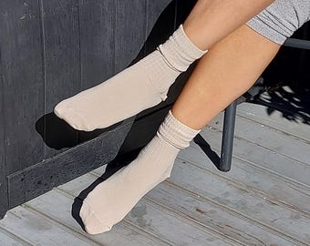 Set linen socks 5 pcs.100% organic linen socks Vegenic men's socks Women's natural socks ankle grey socks Light sports Knitted socks