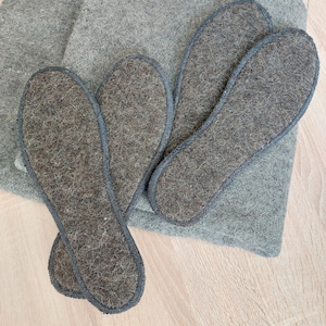 Set of hemp insoles 2 pairs.Organic,reversible shoe insole.shoe insert.Massage insole,soft.Flexible natural shoe insole.Warm gift vegan