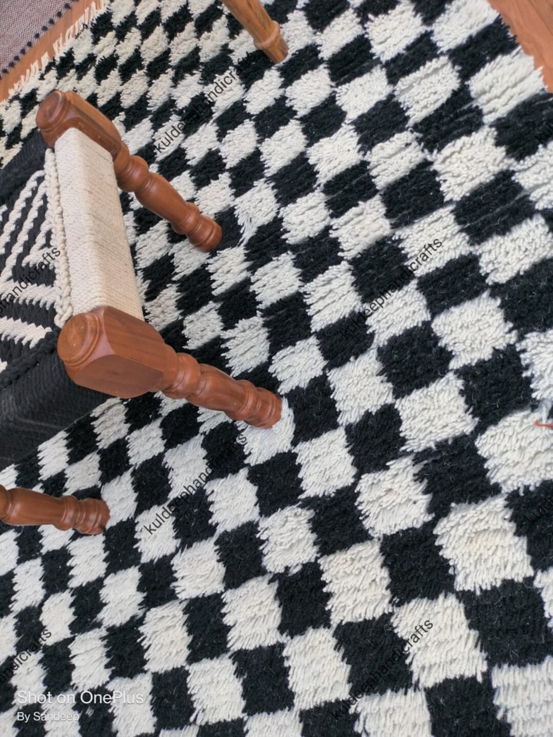 Black and White Aztec Rug Tribal Rug Southwestern Rug Etsy