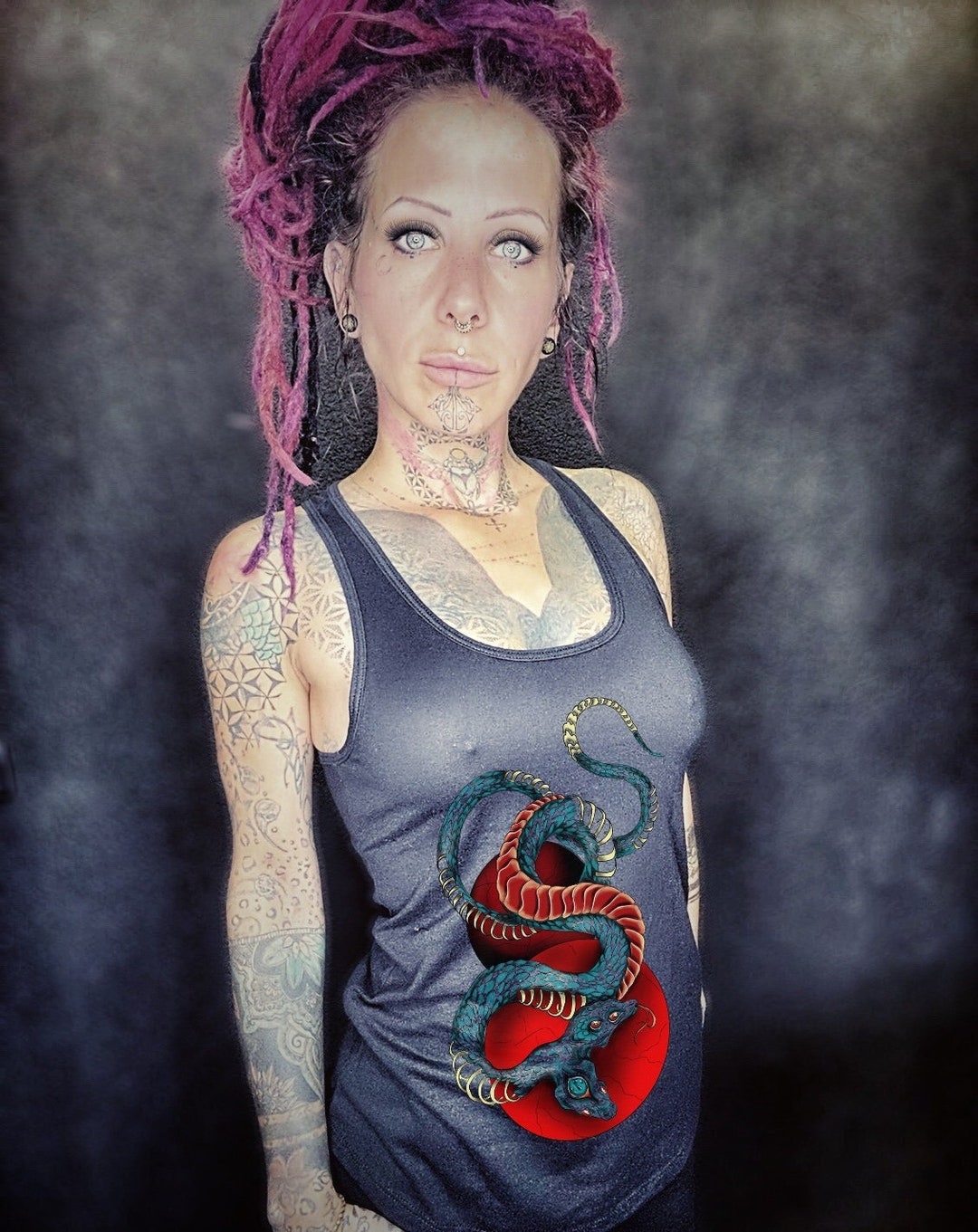 Snake Tank Top Snake Shirt Snake Print Tank Corn Snake Etsy