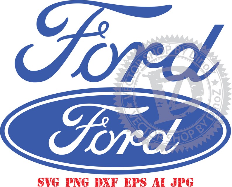 Ford Logo Svg Ford Tshirt Clipart Ford Letters Vector Etsy