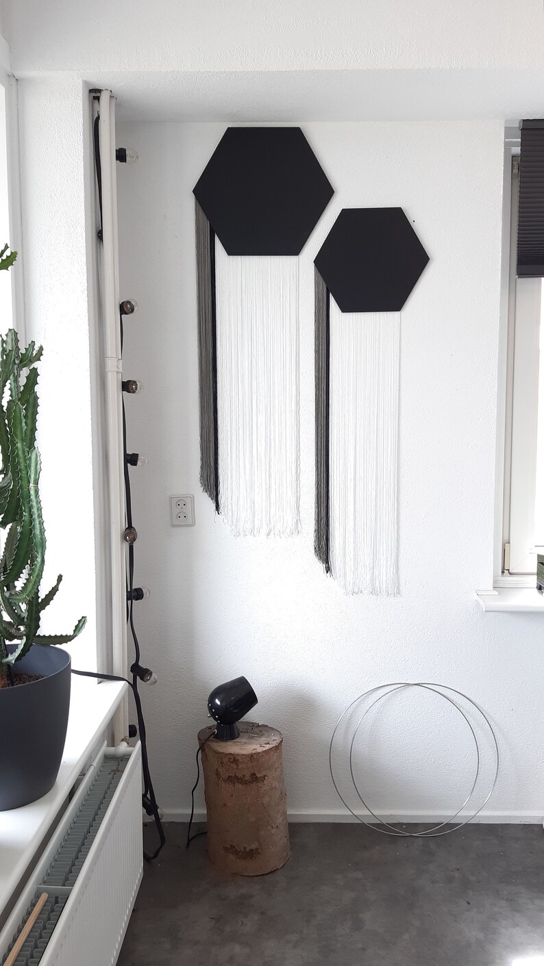 Pentagon Whiteness XL Wallhanging Wall Hanging Tapestry Etsy UK