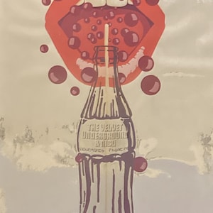 Velvet Underground Poster Lips - Etsy