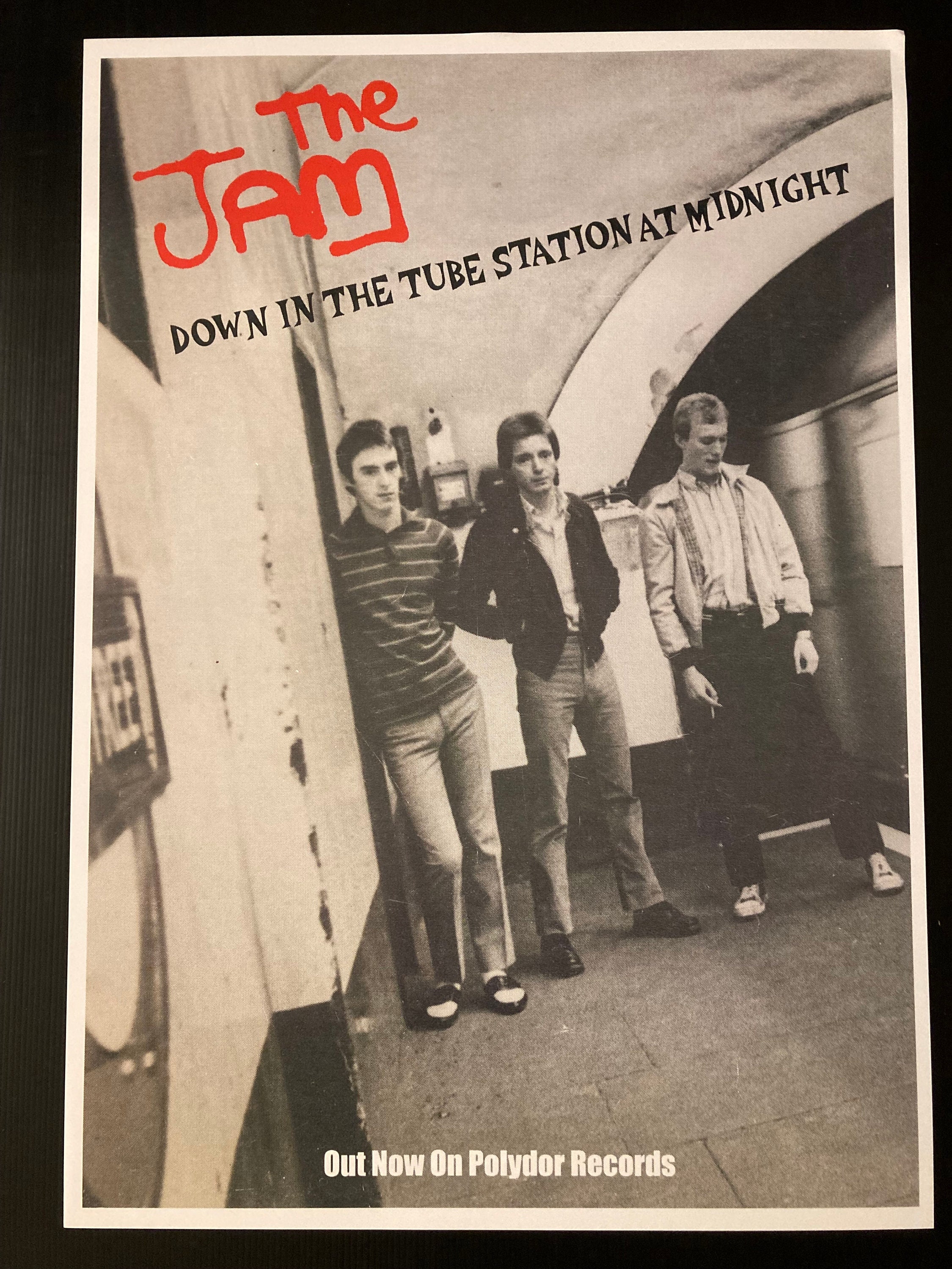 The Jam X 2 Promotional Posters. Special Offer Down in the Tube