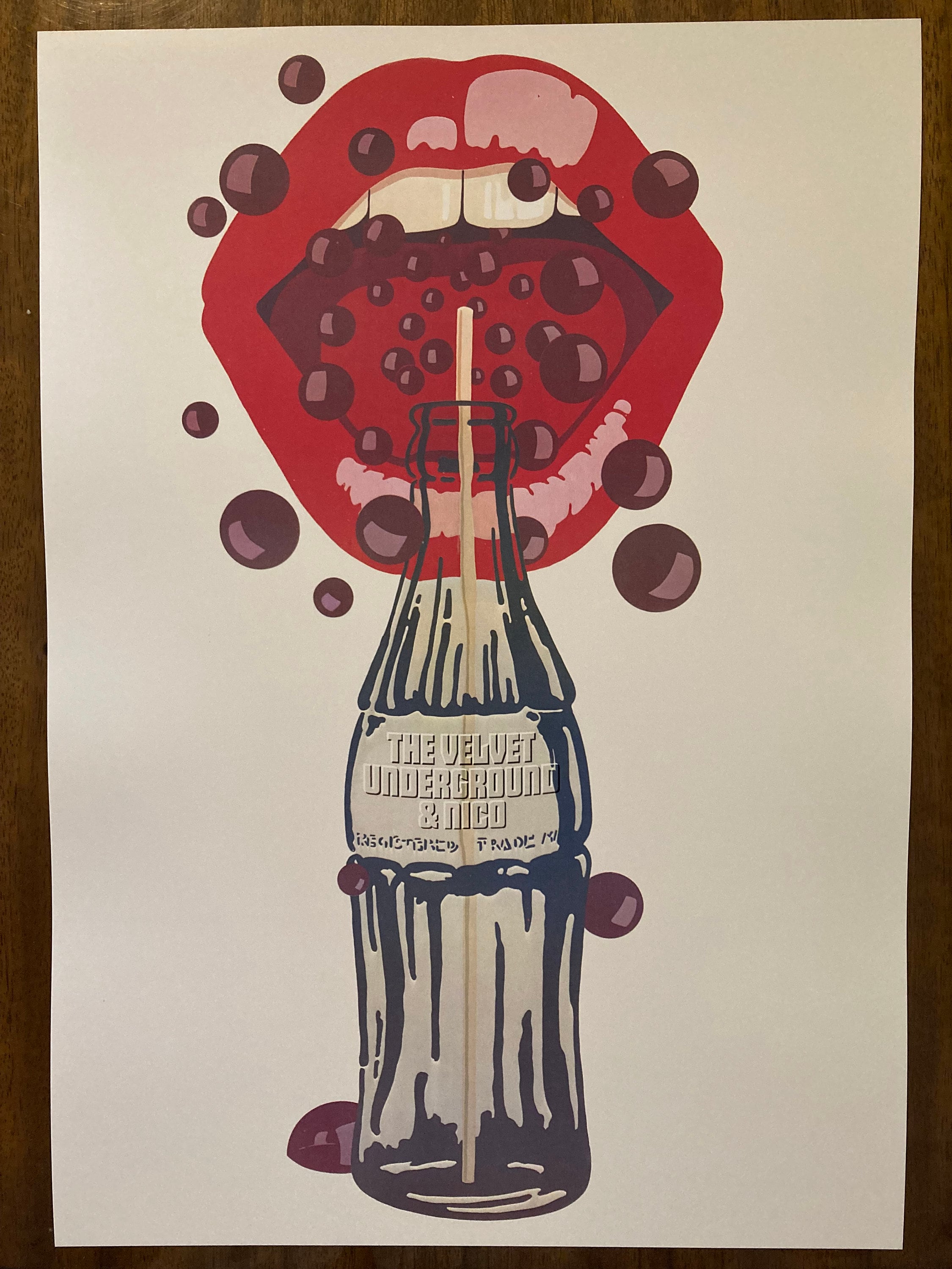 信頼も厚い - Poster Underground Velvet & Warhol Andy Fantastic Coke New コレクション