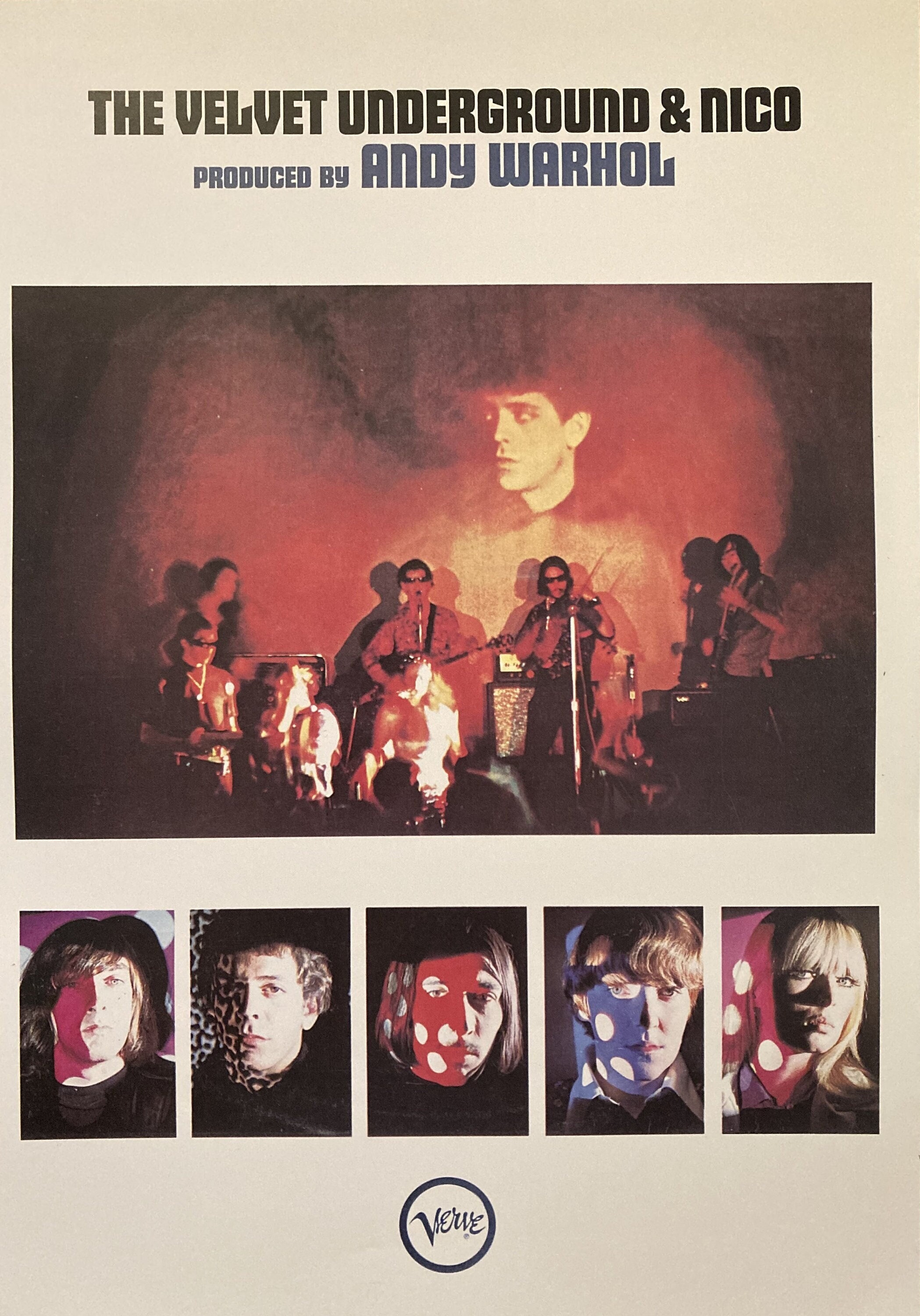 Andy Warhol & Velvet Underground Poster - Back Cover Design of the