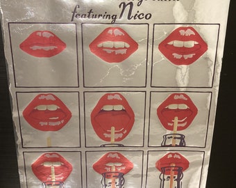 Andy Warhol Poster for Velvet Underground and Nico With Lips