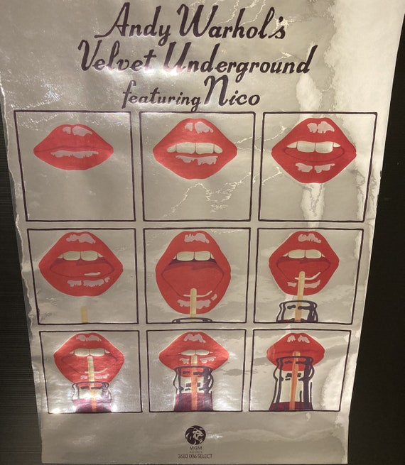 アンディ・ウォーホル ヴェルヴェット・アンダーグラウンド／ポスター Lips