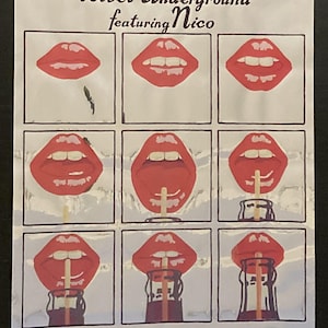 Velvet Underground Poster Lips - Etsy