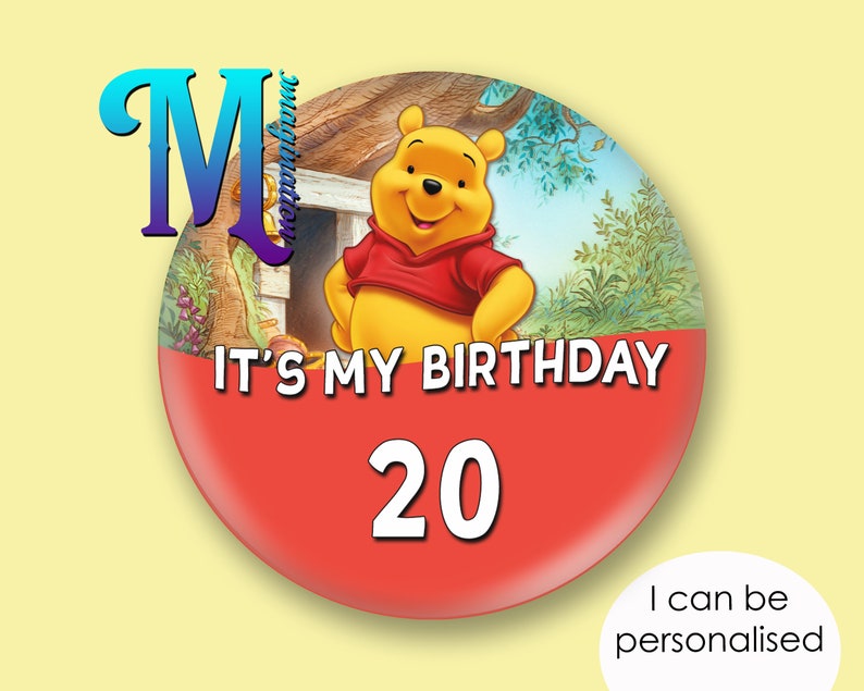 Winnie the Pooh It's My Birthday Disney Inspired - Etsy