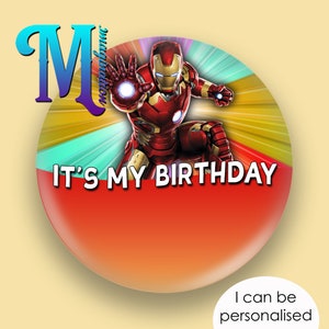Disney Iron Man Tony Stark Enamel Pin Movie Brooches Badge Reel