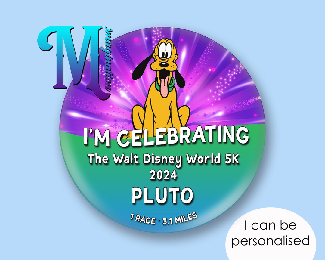Run Disney the Walt Disney World 5K 2024 Celebration Etsy
