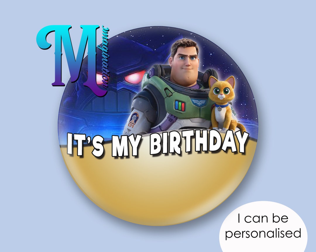Buzz & Sox Lightyear It's My Birthday Disney Etsy