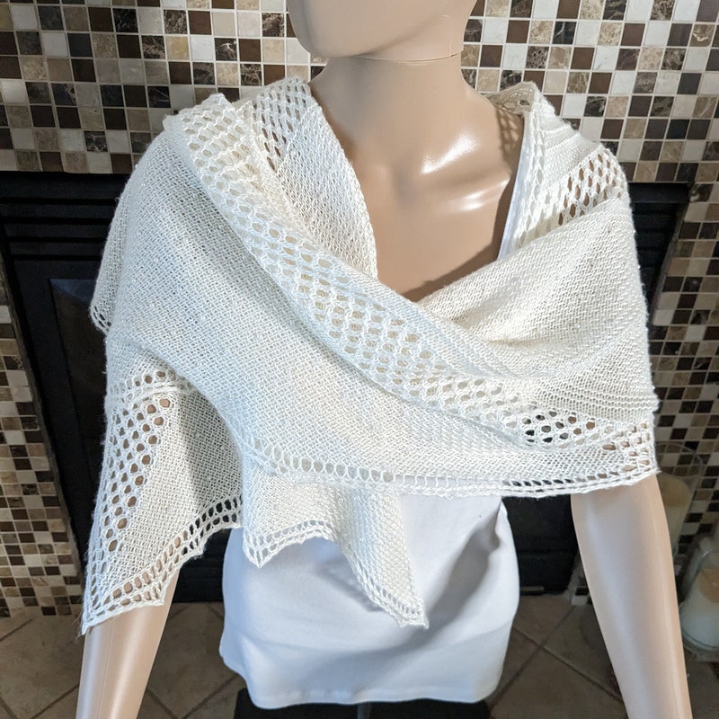 beaded chiffon shawl